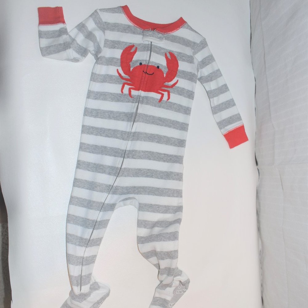 Just One You Boy's Pajamas Cotton Footed